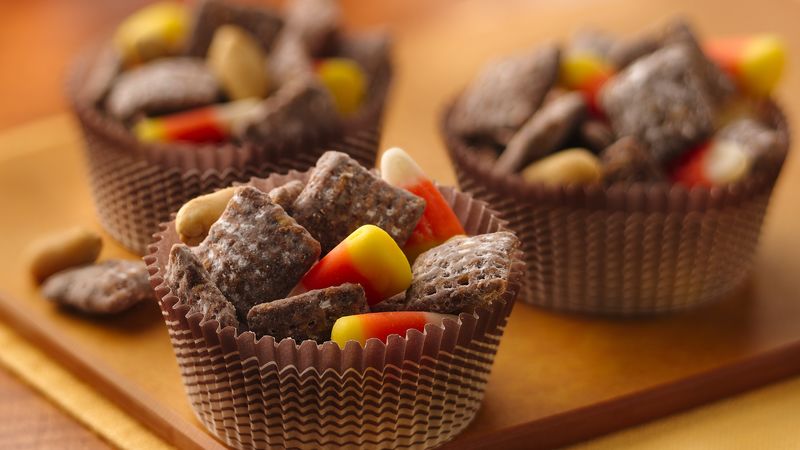 Halloween Buddies prepared recipe in muffin cups
