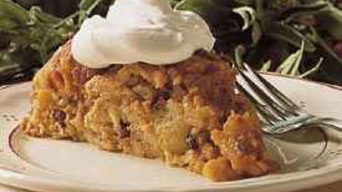 Pumpkin Bread Pudding (lighter recipe)