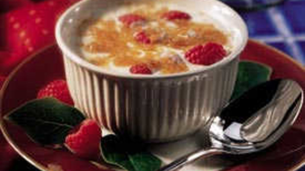 Raspberry Brûlée