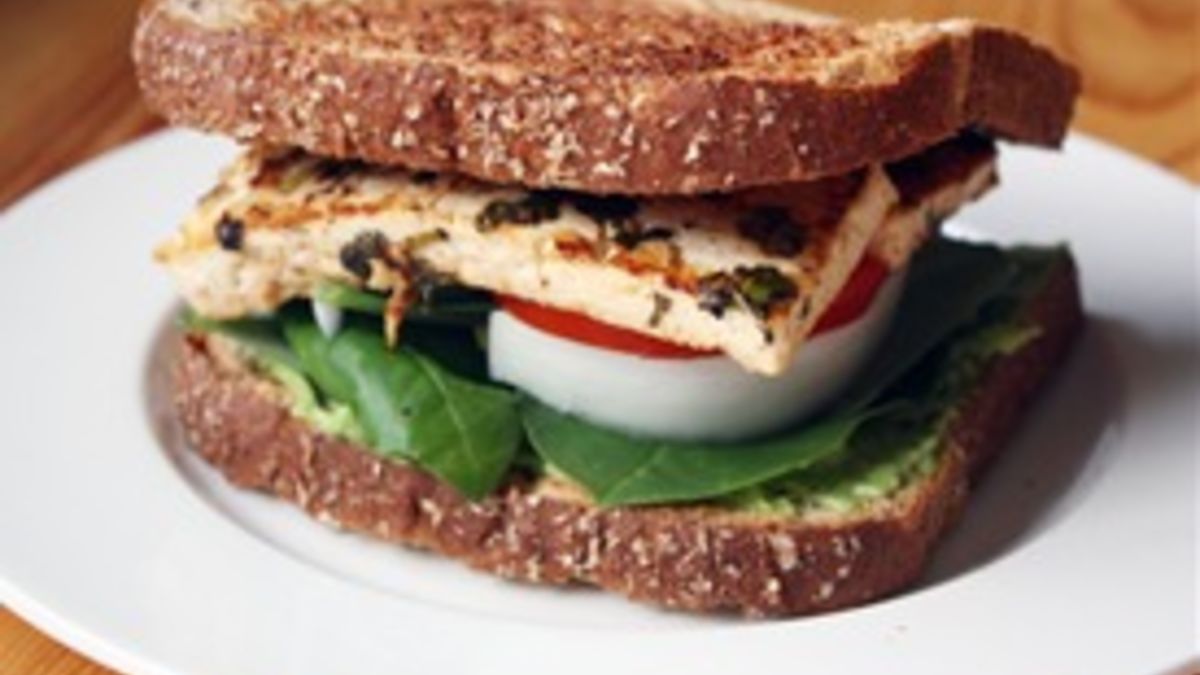 Cilantro-Lime Tofu Sandwiches