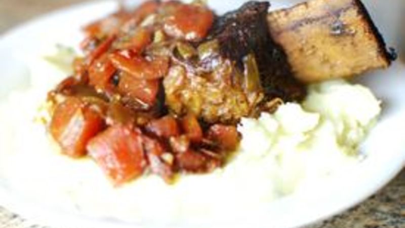 Braised Short Ribs with Balsamic Tomato Sauce Recipe - Tablespoon.com