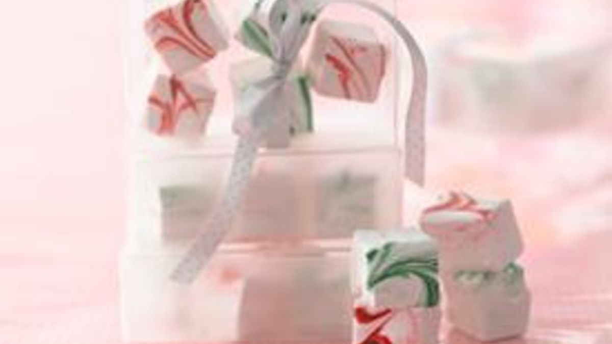 Candy Cane Marshmallows