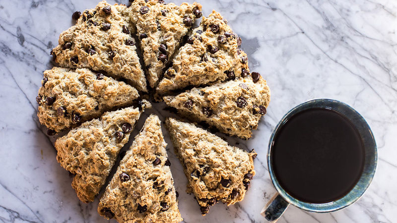 mexican chocolate chip oatmeal scones