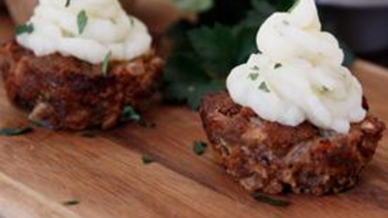 Mini Meatloaf Muffins Recipe - Tablespoon.com
