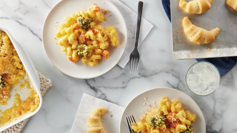 Roasted Vegetable Macaroni and Cheese