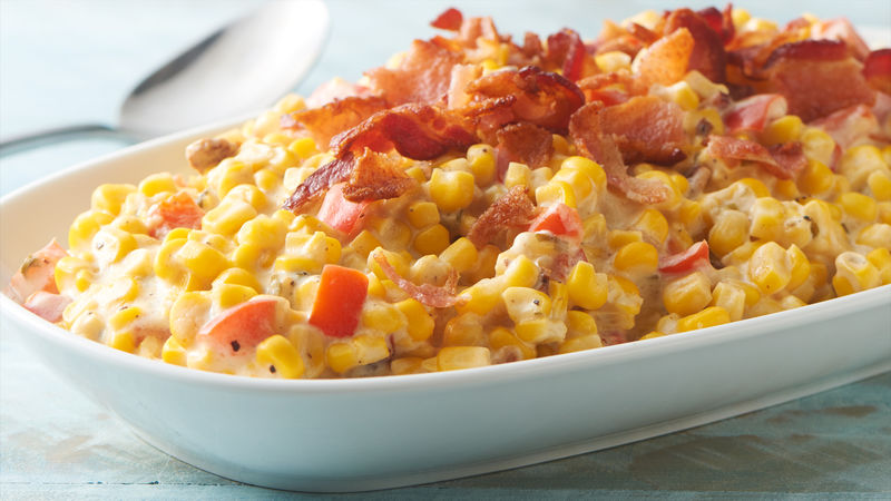 Slow Cooker Chive and Onion Creamed Corn
