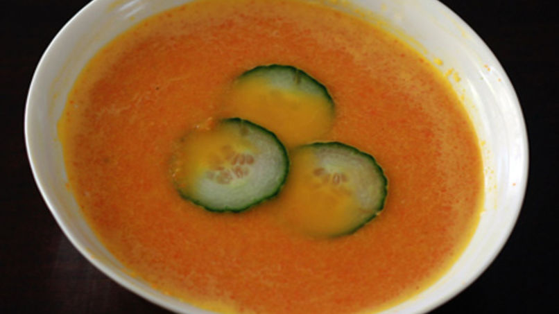 Chilled Carrot Ginger Soup