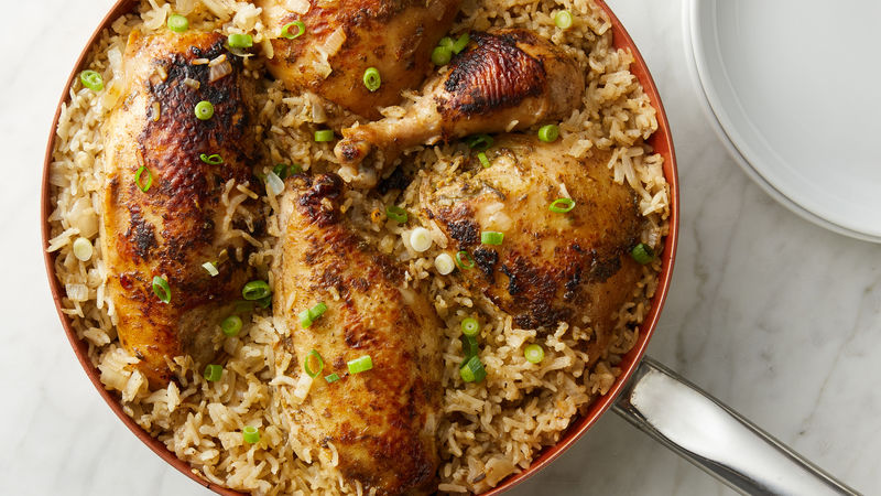 One Pot Jerk Chicken and Rice
