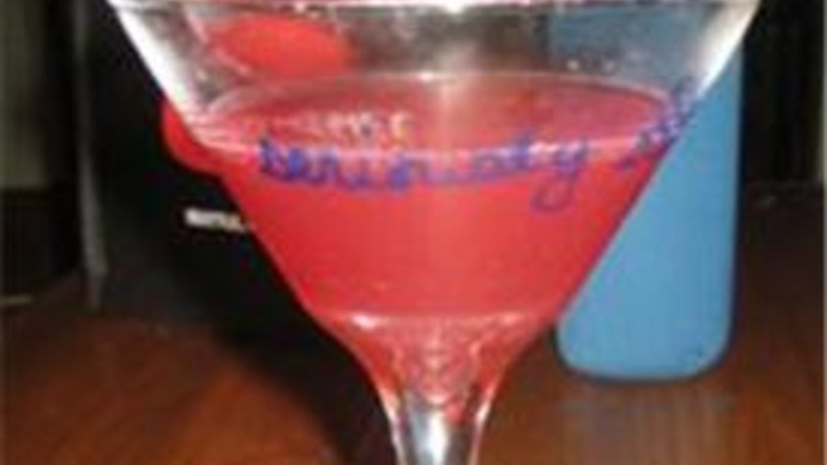 Lemon Martini with Cranberry