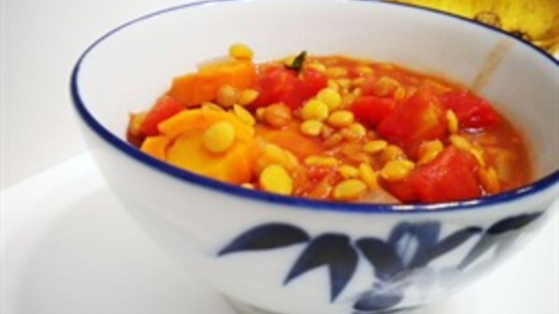 Slow-Cooker Tomato Lentil Soup Recipe - Tablespoon.com