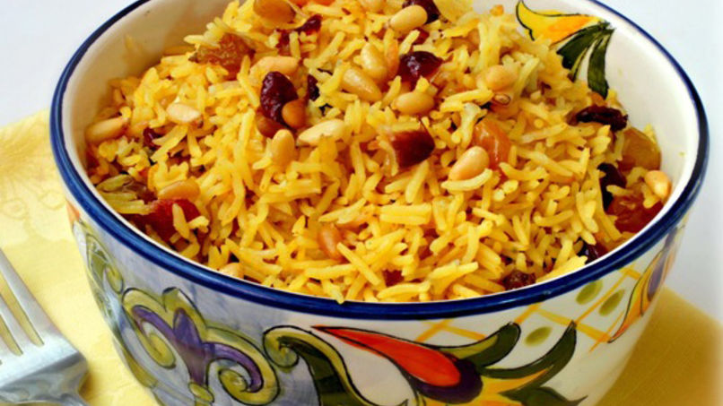 Rice Pilaf with Dried Fruits
