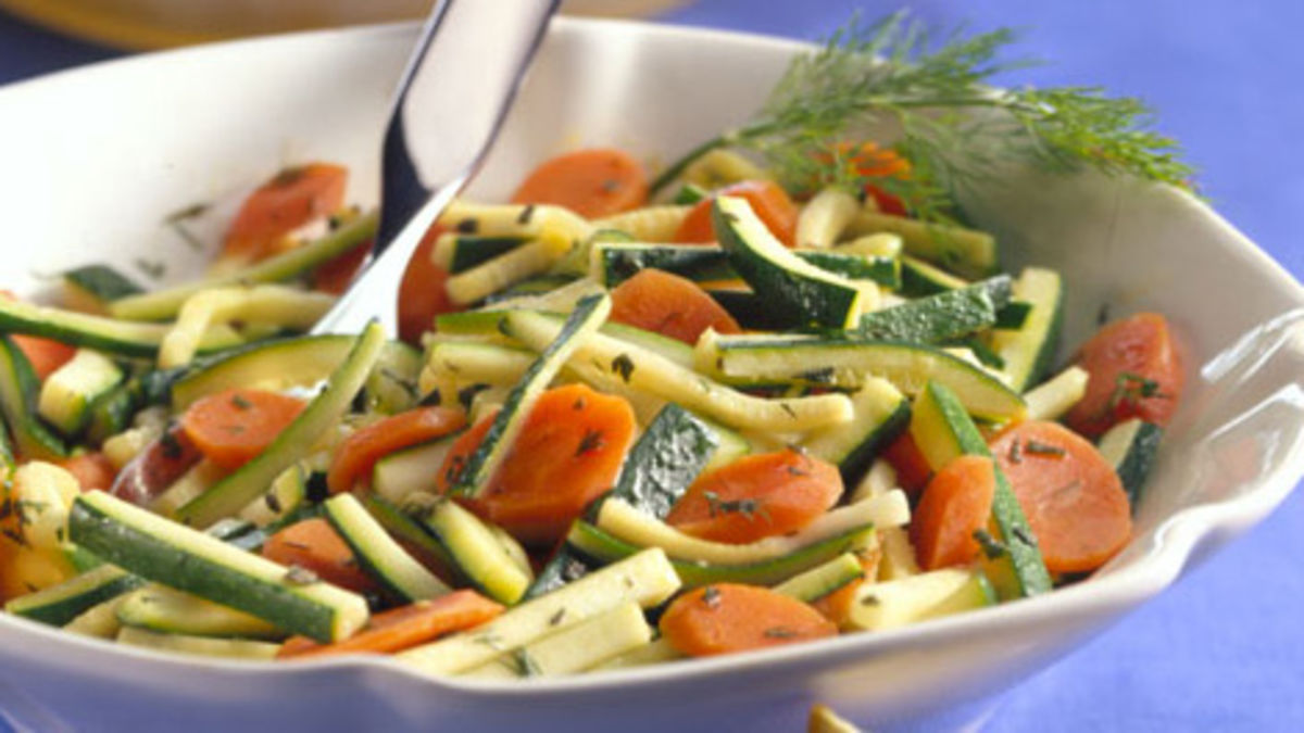 Carrots and Zucchini with Herbs