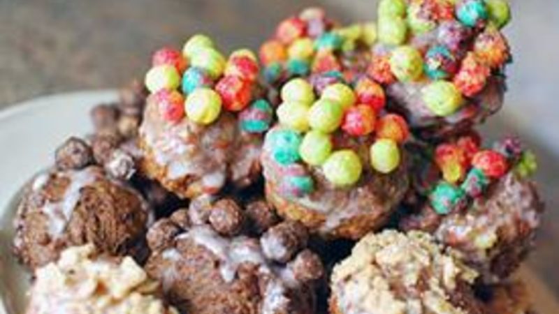 Cereal Donut Holes Recipe - Tablespoon.com