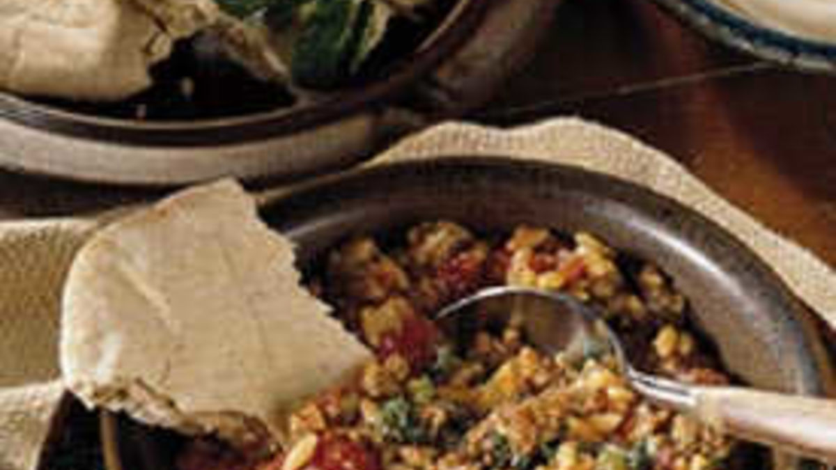 Greek Beef and Orzo