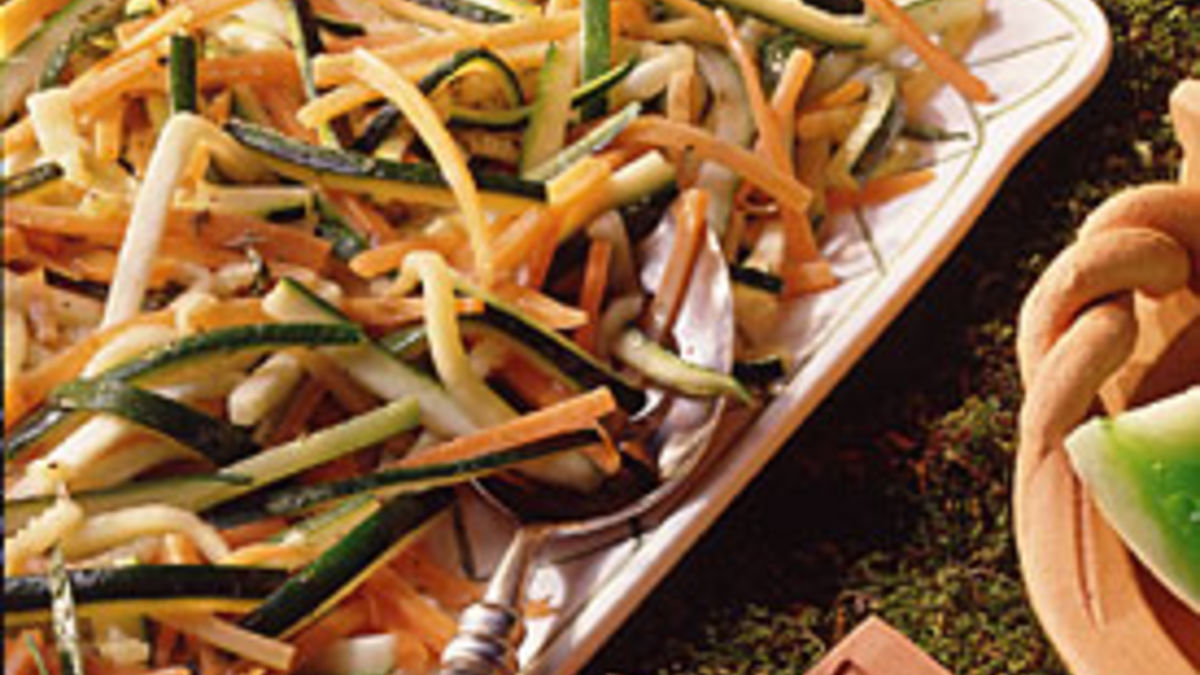 Zucchini and Carrots with Fresh Herbs
