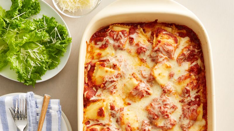 Easy Ravioli Bake