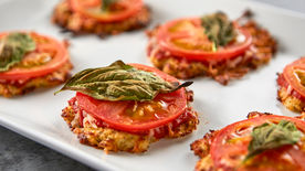 How to Make Mini Cauliflower Crust Pizzas Video