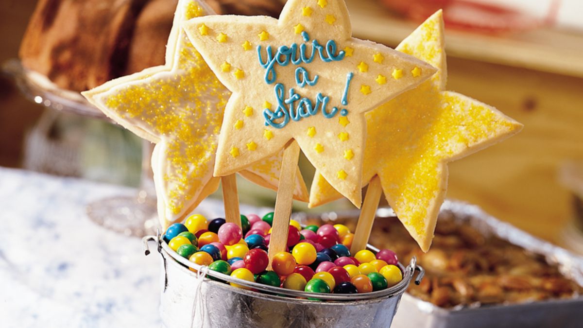 Star Cookie Pops