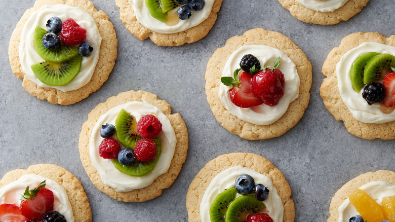 Easy Fruit Cookie Tarts prepared recipe