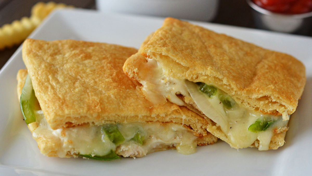 Crescent Chicken Cheesesteaks