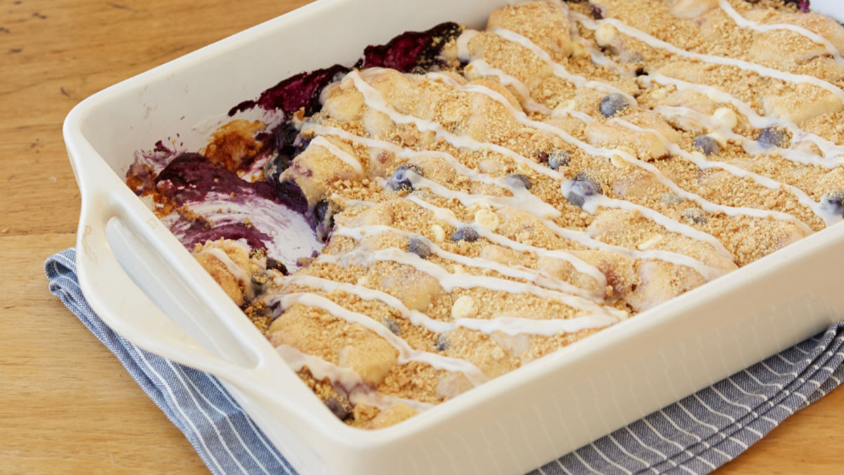 Lemon-Blueberry Bubble-Up Bake