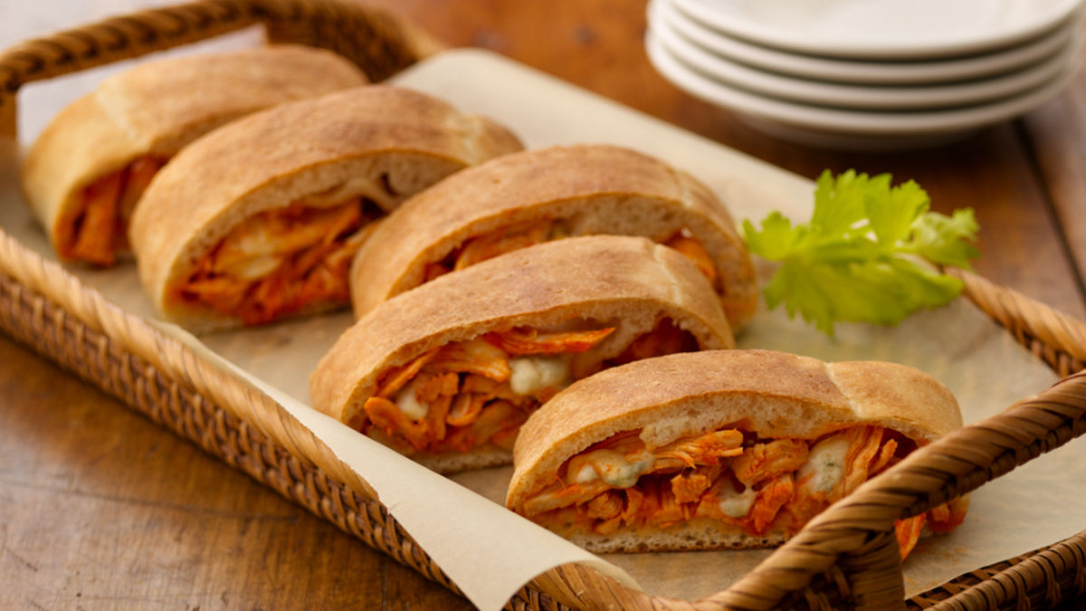 Buffalo Chicken Stromboli