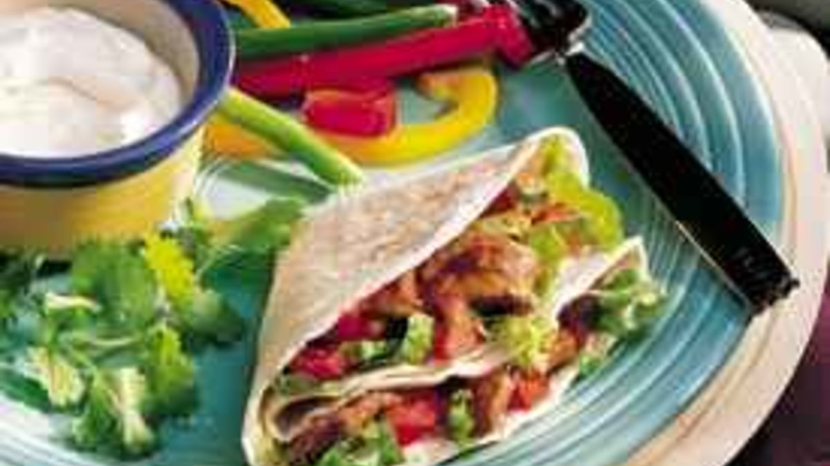 Sweet-and-Spicy Beef Fajitas