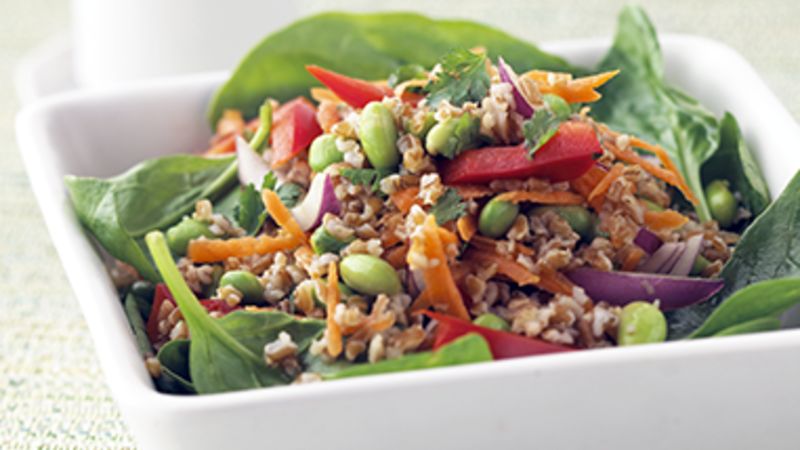 Skinny Thai Salad with Peanut Dressing Recipe - BettyCrocker.com