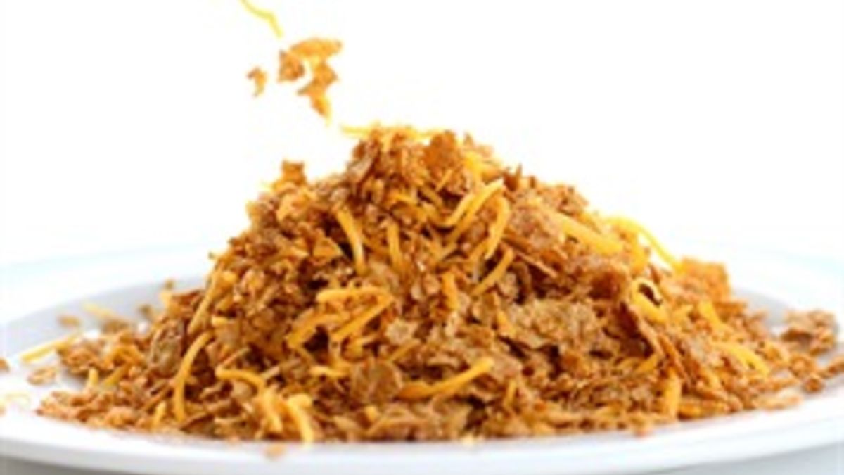 Cheesy Crunch Casserole Topping