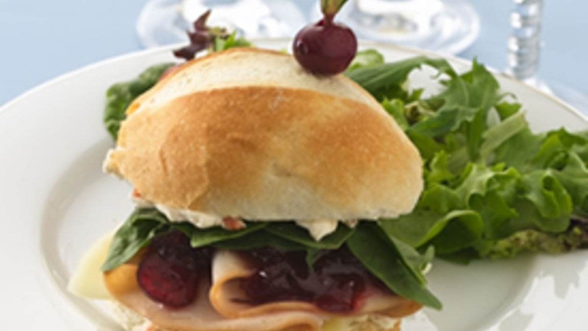 Turkey-Cranberry Petite Sandwiches