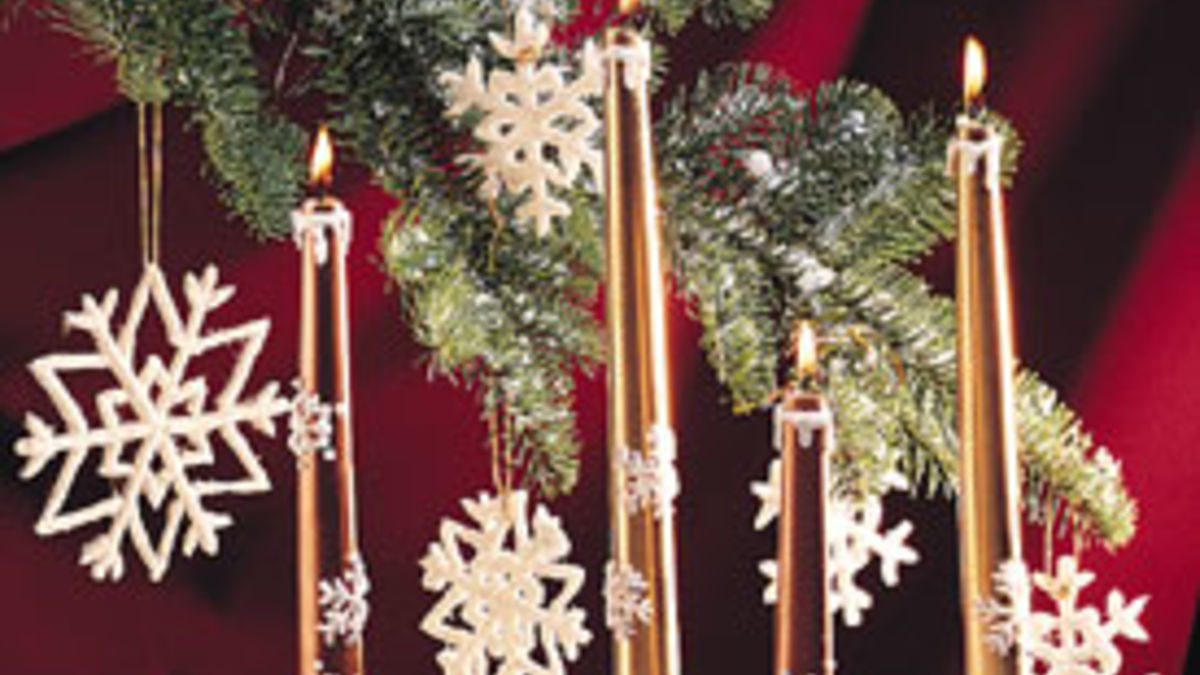 Delicate Icing Snowflakes