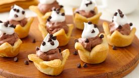 How to Make Mini French Silk Crescent Pies Video