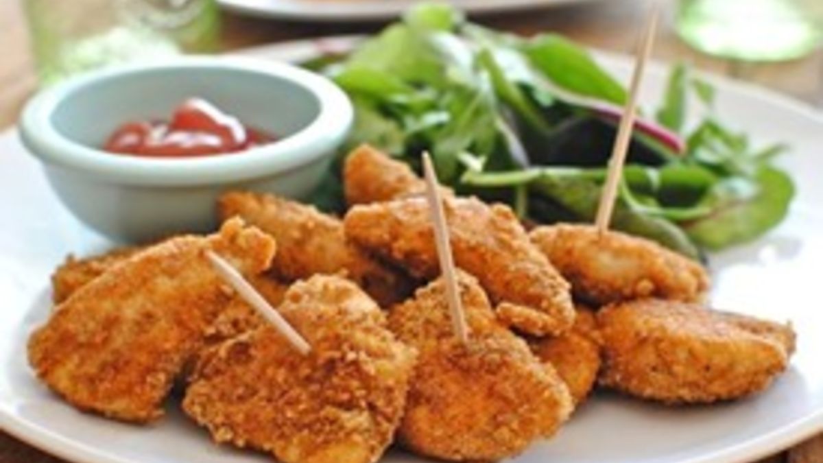 Skinny Baked Chicken Nuggets