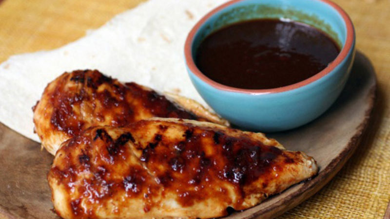 Grilled Chicken with Orange-Chipotle Glaze Recipe - BettyCrocker.com