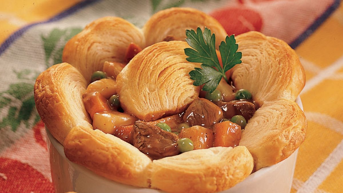 Crescent Beef Pot Pies