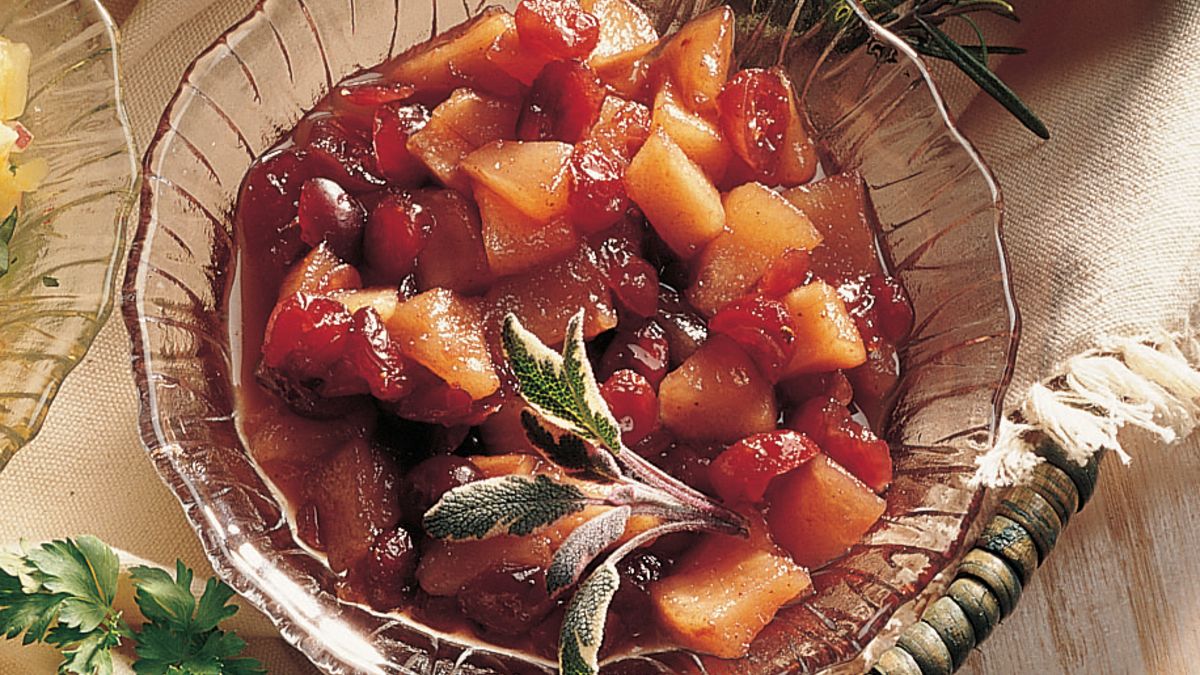 Pear-Cranberry Chutney