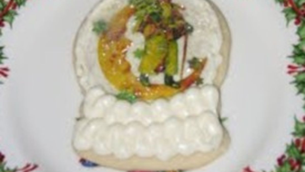 Snow Globe Sugar Cookies