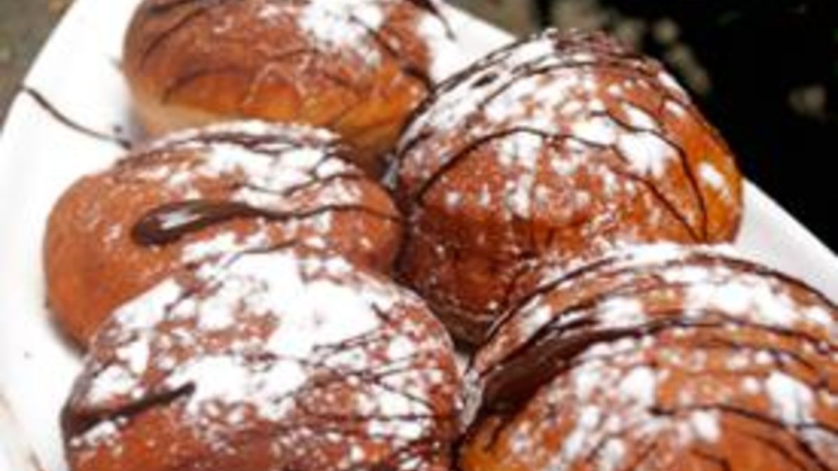Lemon Curd and Blueberry Filled Donuts