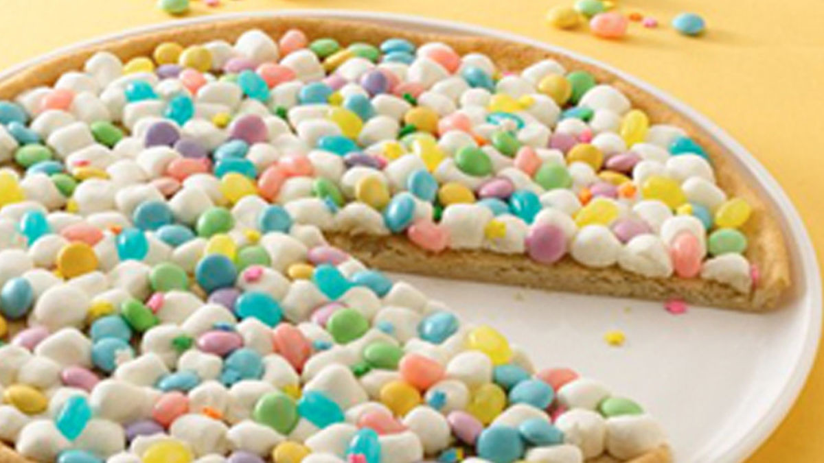 Spring Cookie Pizza