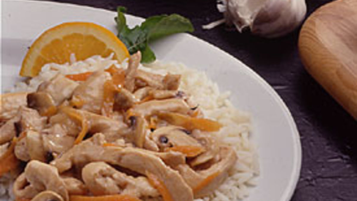 Orange Stir-Fried Chicken