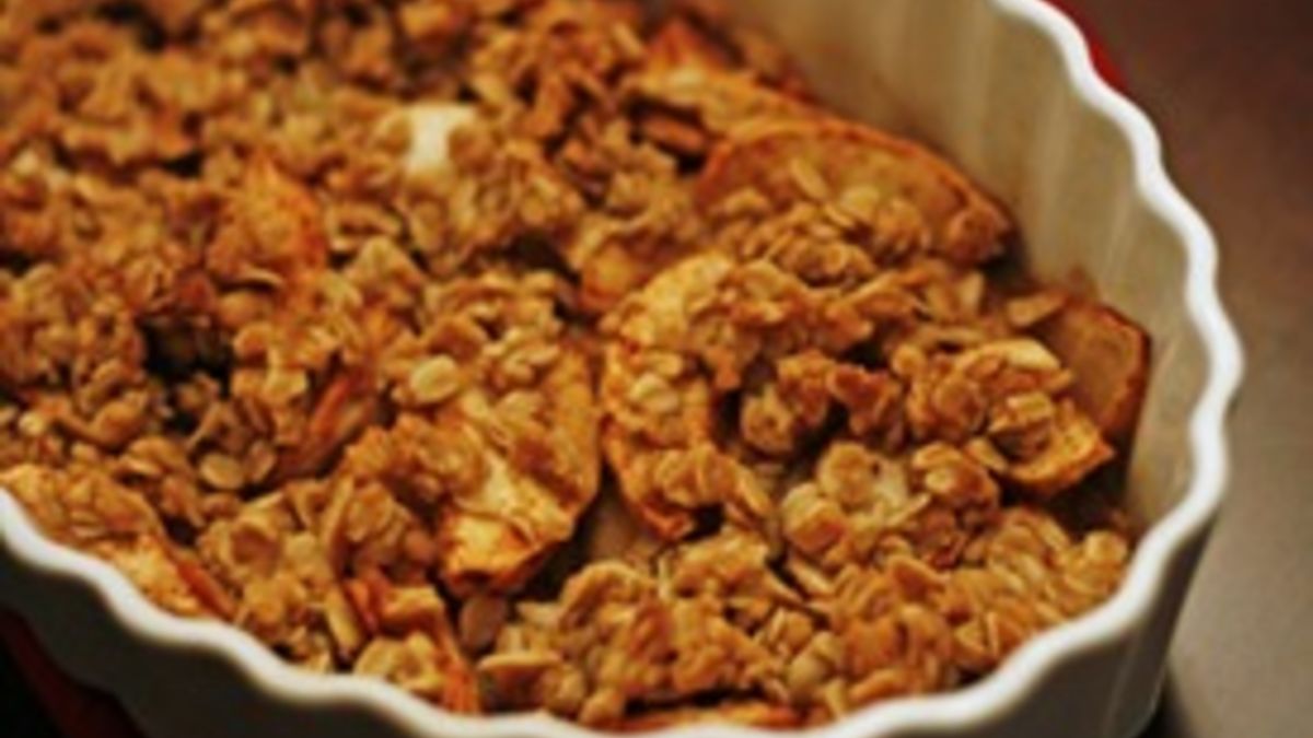 Brown Butter Apple Crumble